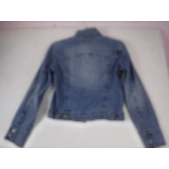 Hydraulic Jean Jacket Womens Small Blue Denim‎ Cotton Stretch Button Front - Picture 9 of 10
